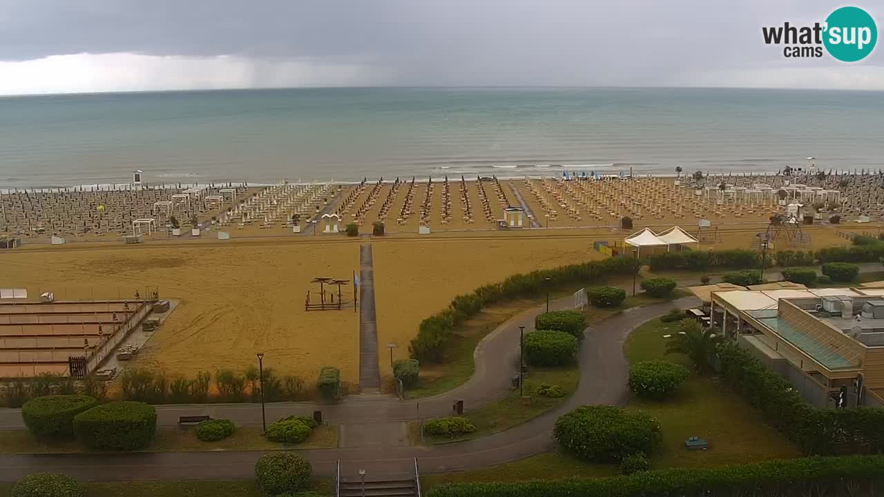 The beach of Bibione webcam – Italy
