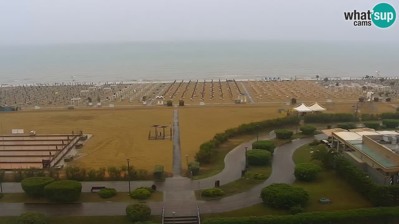 The beach of Bibione webcam – Italy