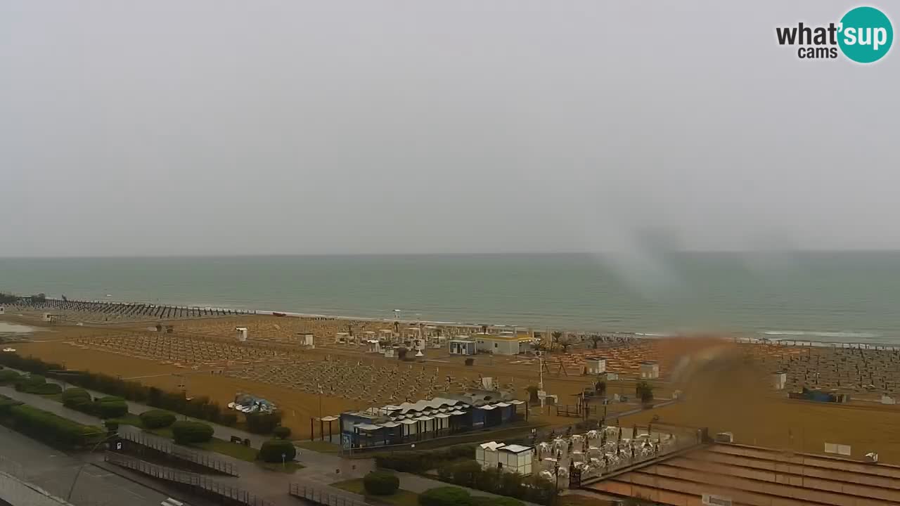 The beach of Bibione webcam – Italy