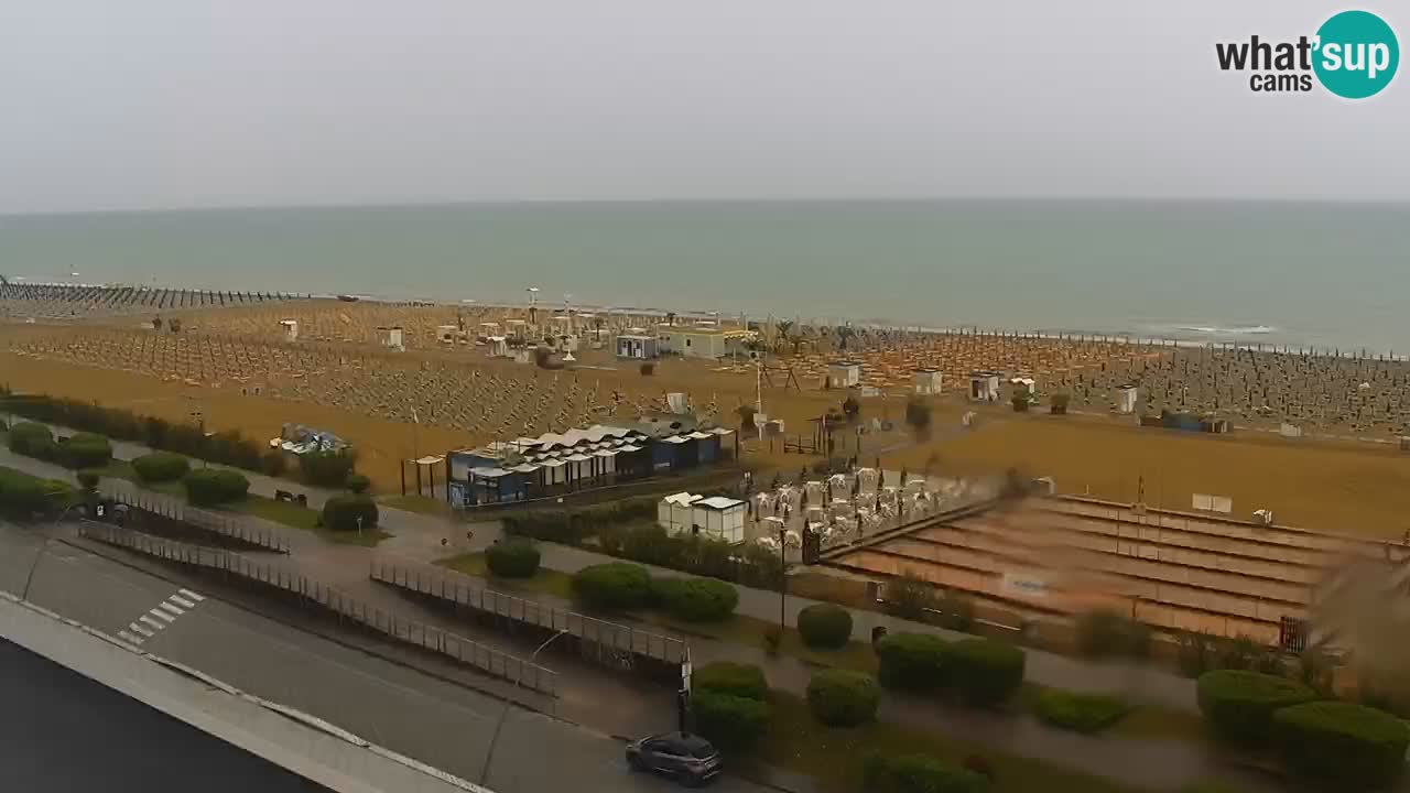 The beach of Bibione webcam – Italy