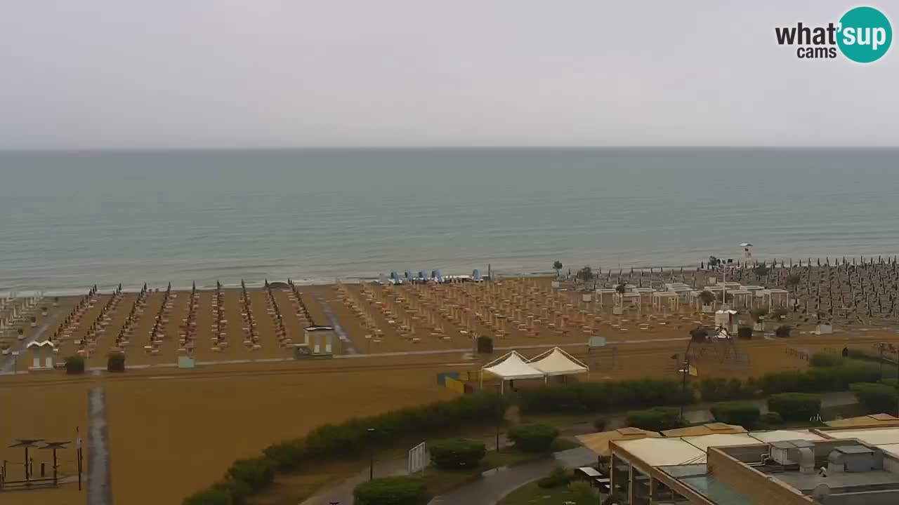 The beach of Bibione webcam – Italy