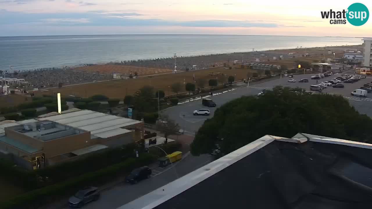 The beach of Bibione webcam – Italy