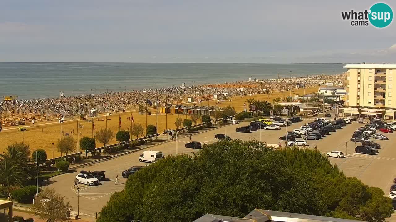 The beach of Bibione webcam – Italy
