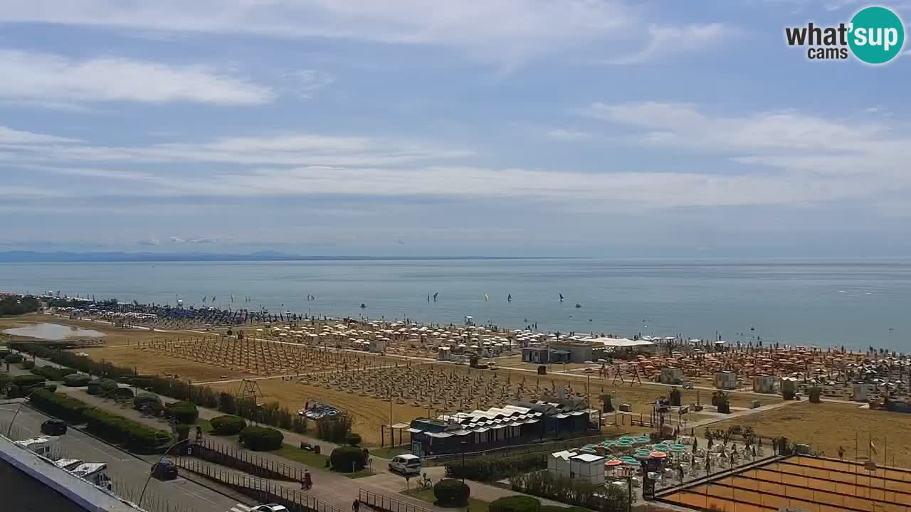 La camera en vivo de la playa de Bibione – Italia
