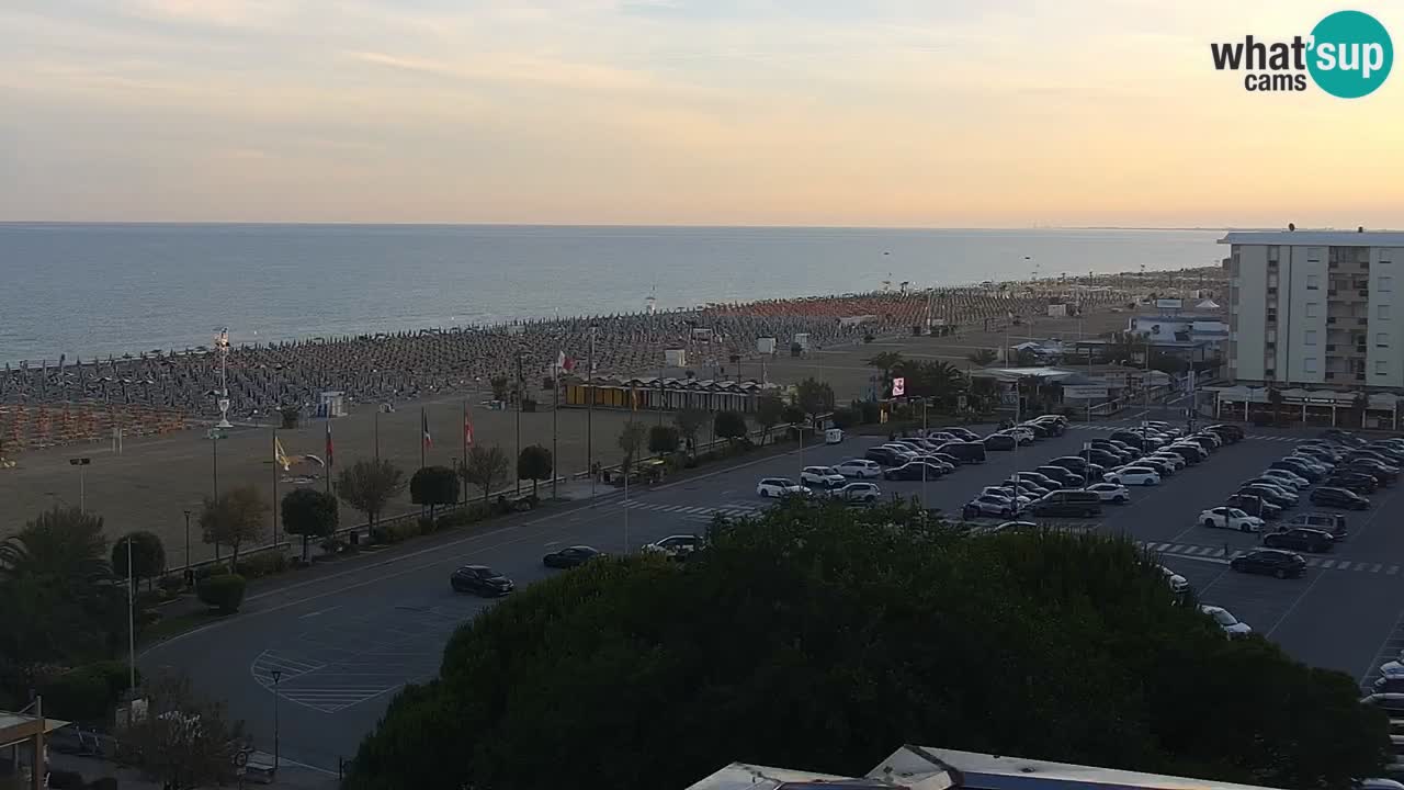 The beach of Bibione webcam – Italy