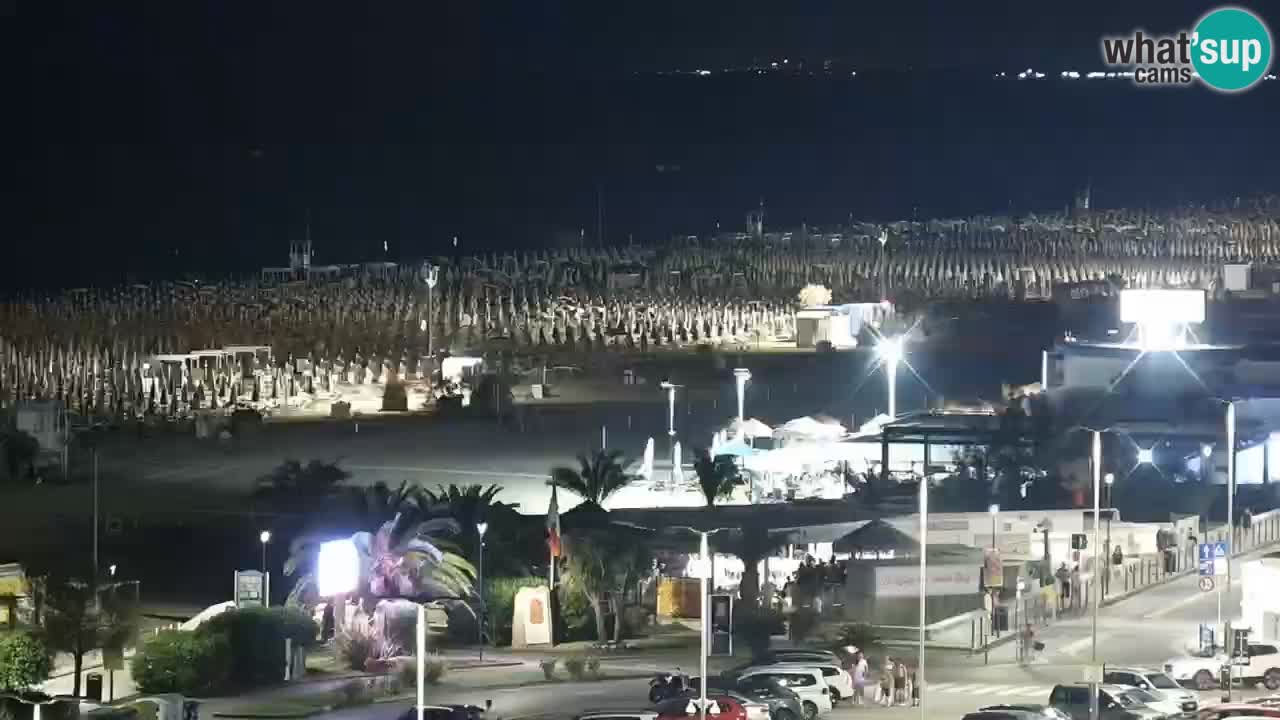 The beach of Bibione webcam – Italy