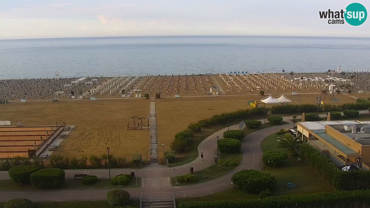 La camera en vivo de la playa de Bibione – Italia