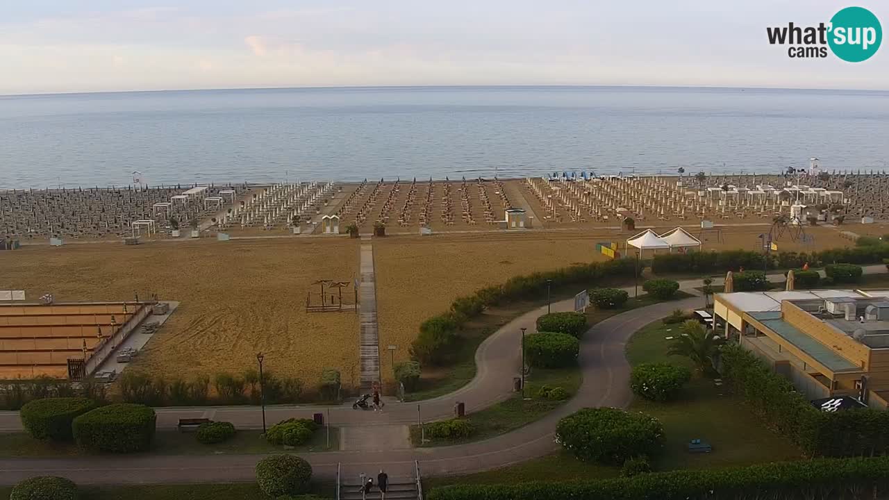 La camera en vivo de la playa de Bibione – Italia