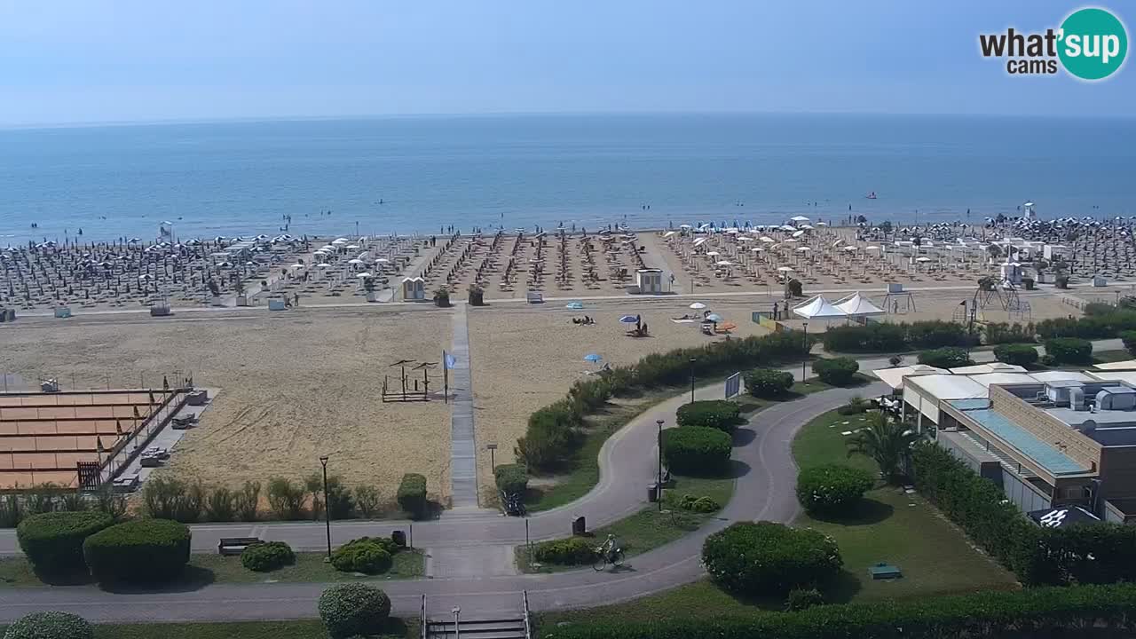 The beach of Bibione webcam – Italy