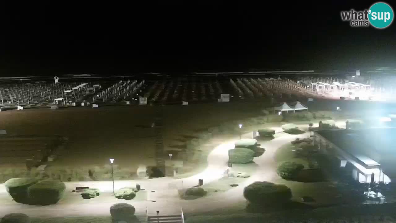 The beach of Bibione webcam – Italy