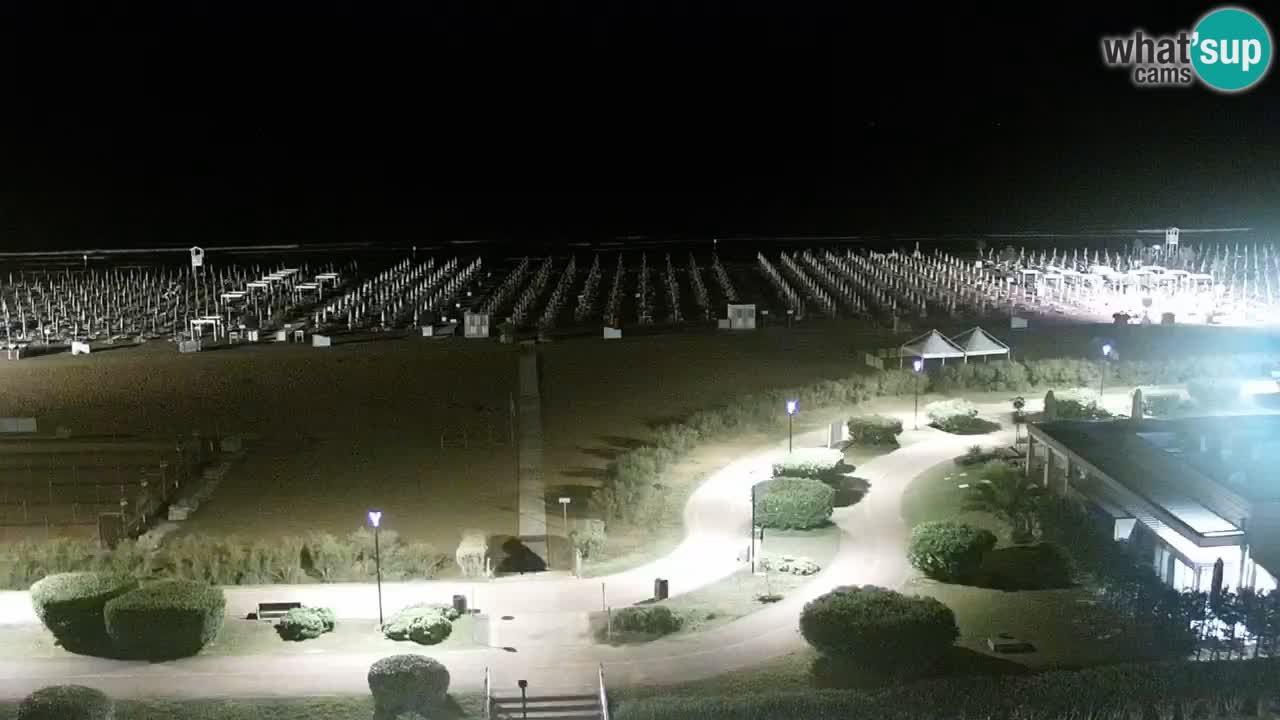 The beach of Bibione webcam – Italy
