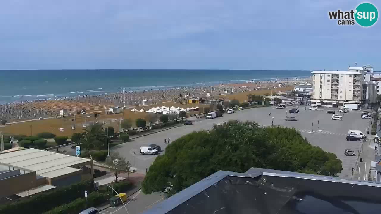 The beach of Bibione webcam – Italy