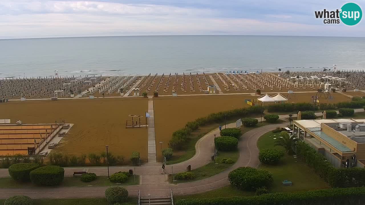 The beach of Bibione webcam – Italy