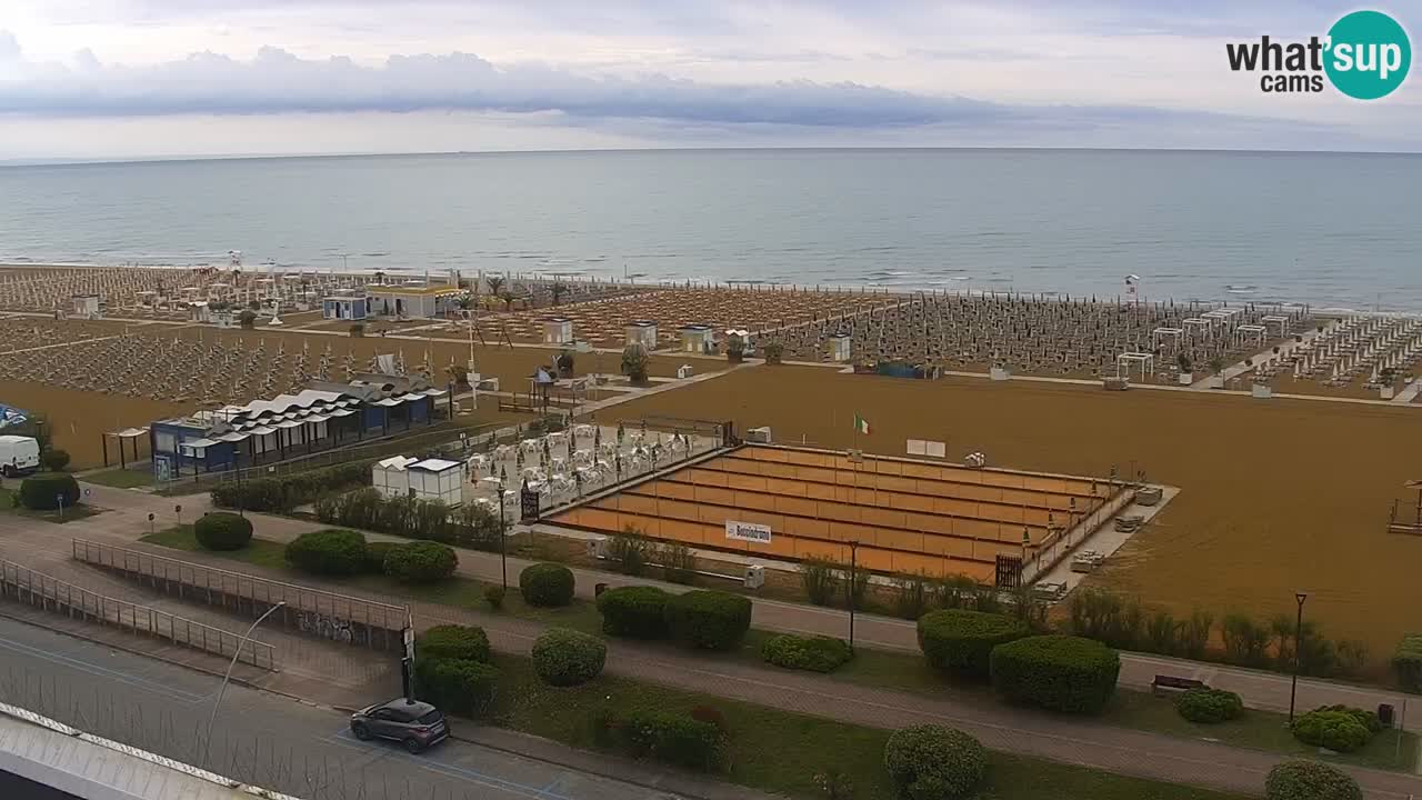 La camera en vivo de la playa de Bibione – Italia