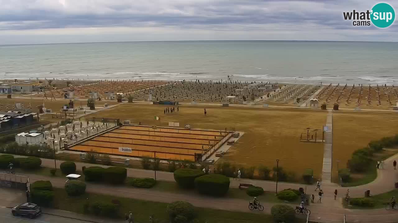 La camera en vivo de la playa de Bibione – Italia