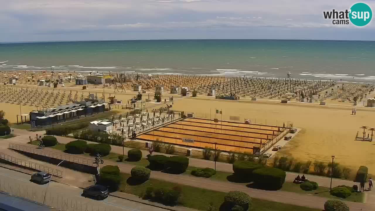 La camera en vivo de la playa de Bibione – Italia
