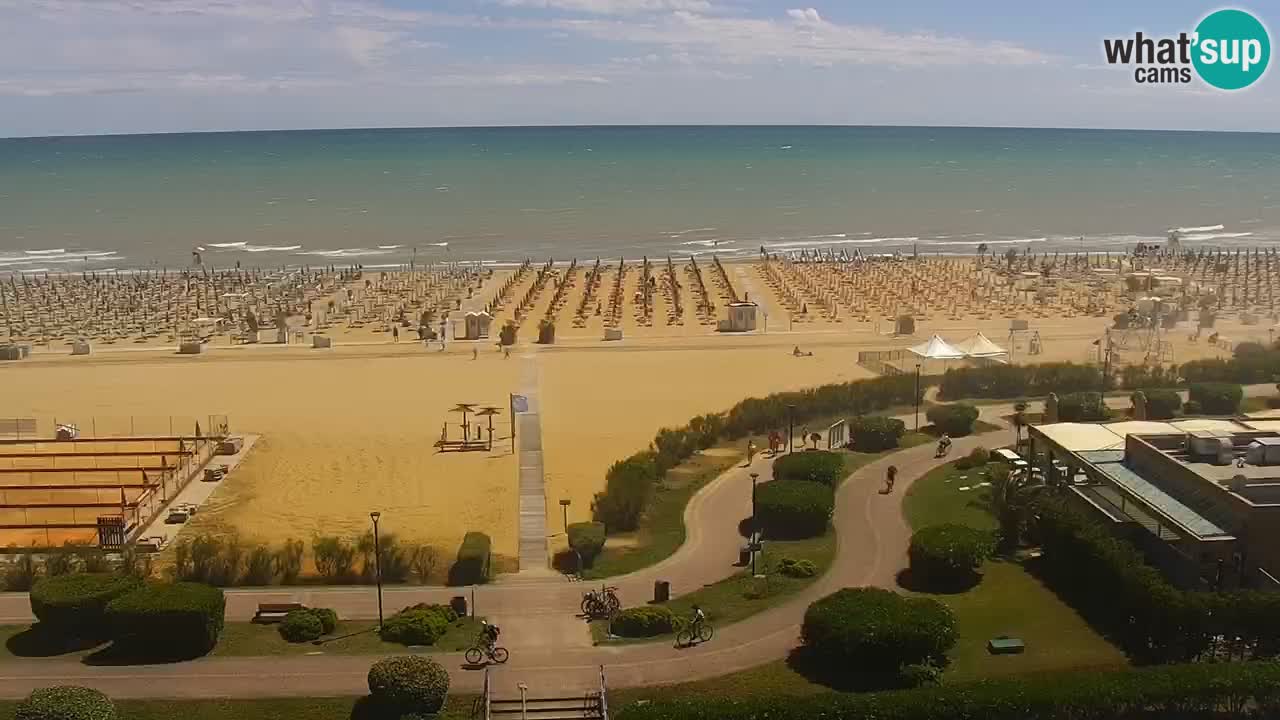 Plaža Bibione Spletna kamera – Italija