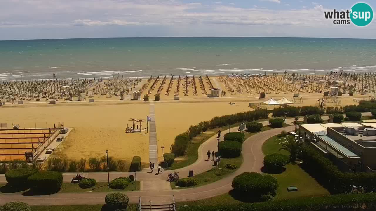 Plaža Bibione Spletna kamera – Italija