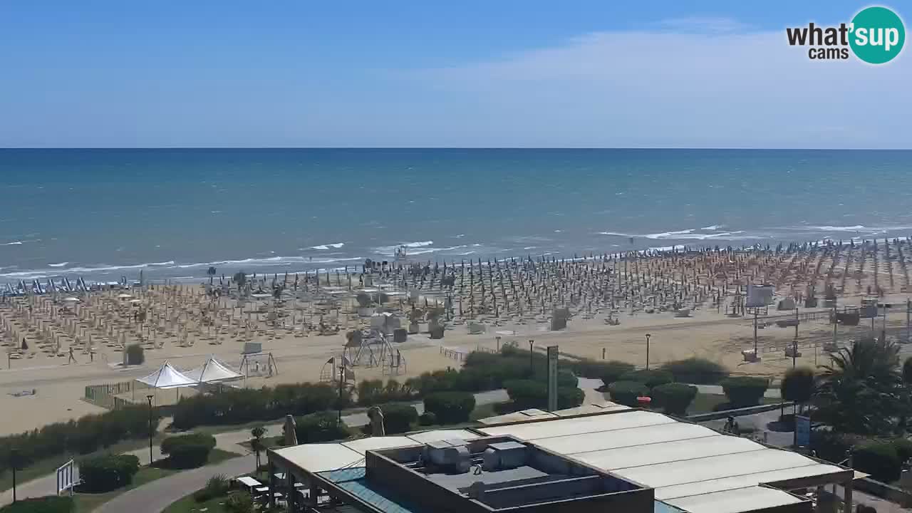 La camera en vivo de la playa de Bibione – Italia