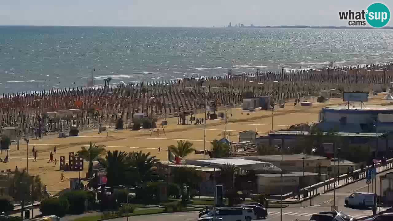 The beach of Bibione webcam – Italy