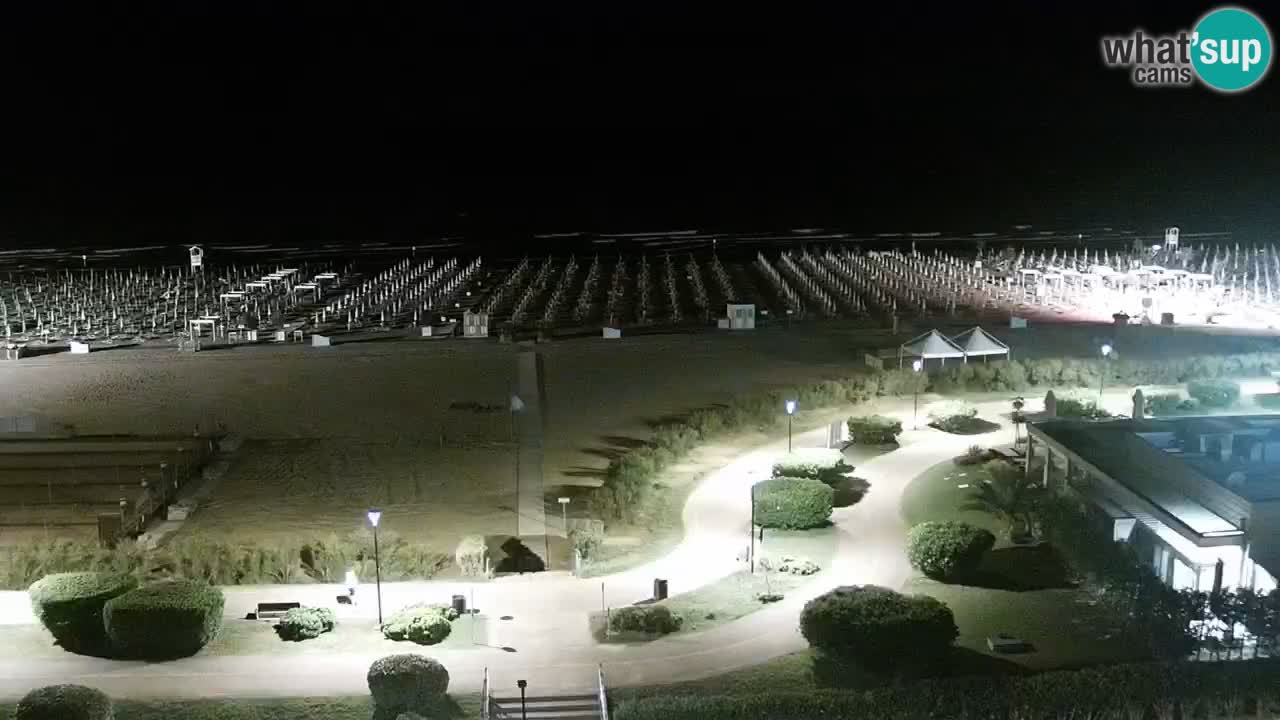 The beach of Bibione webcam – Italy