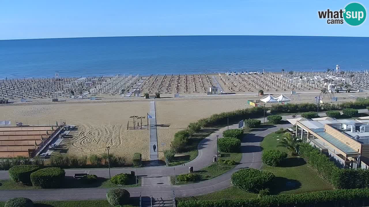 La camera en vivo de la playa de Bibione – Italia