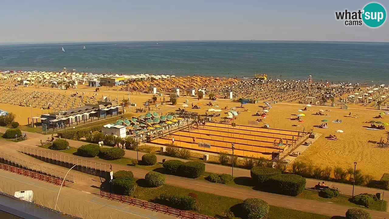 La camera en vivo de la playa de Bibione – Italia
