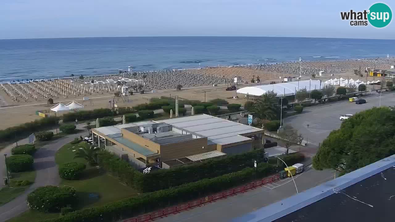The beach of Bibione webcam – Italy