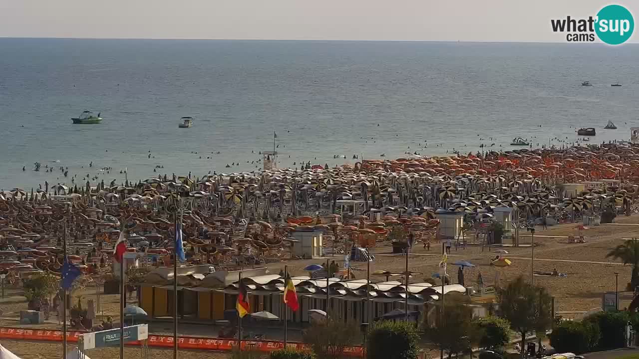 La camera en vivo de la playa de Bibione – Italia