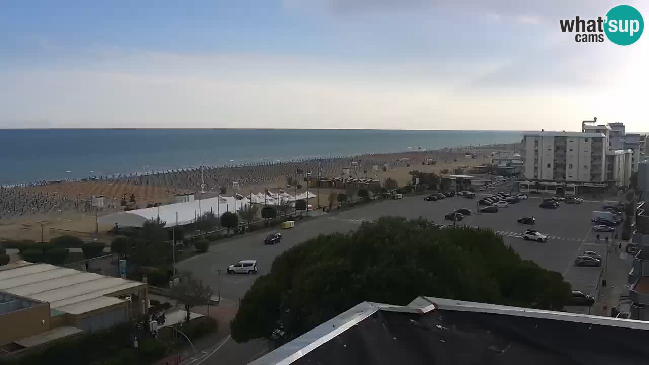 The beach of Bibione webcam – Italy