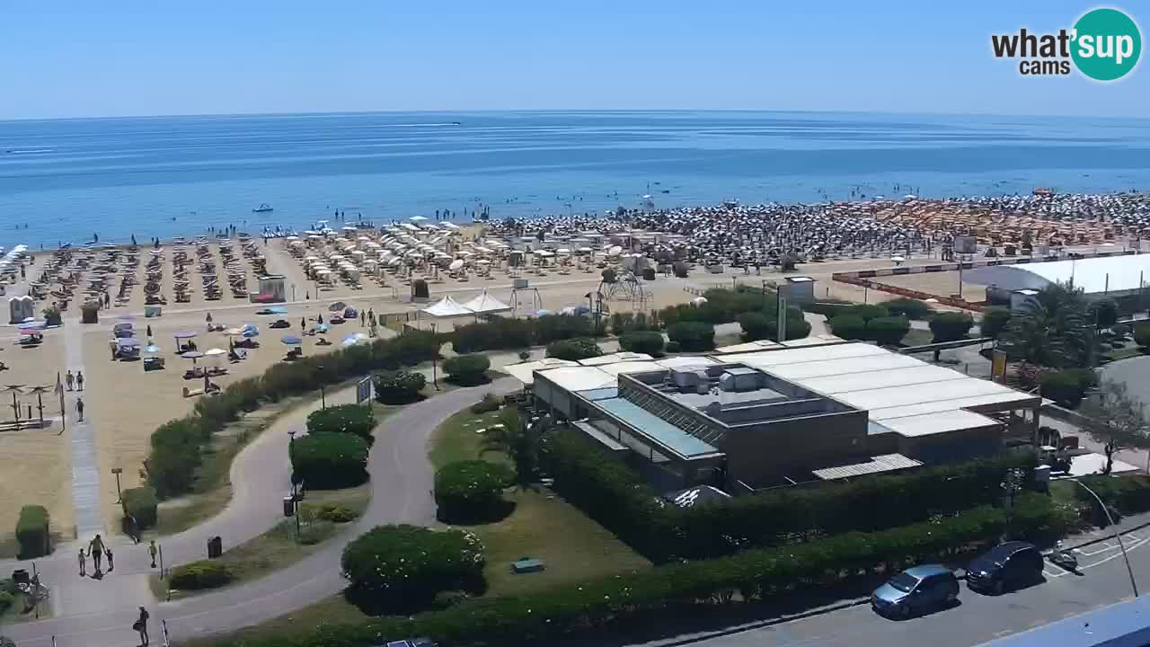 La camera en vivo de la playa de Bibione – Italia