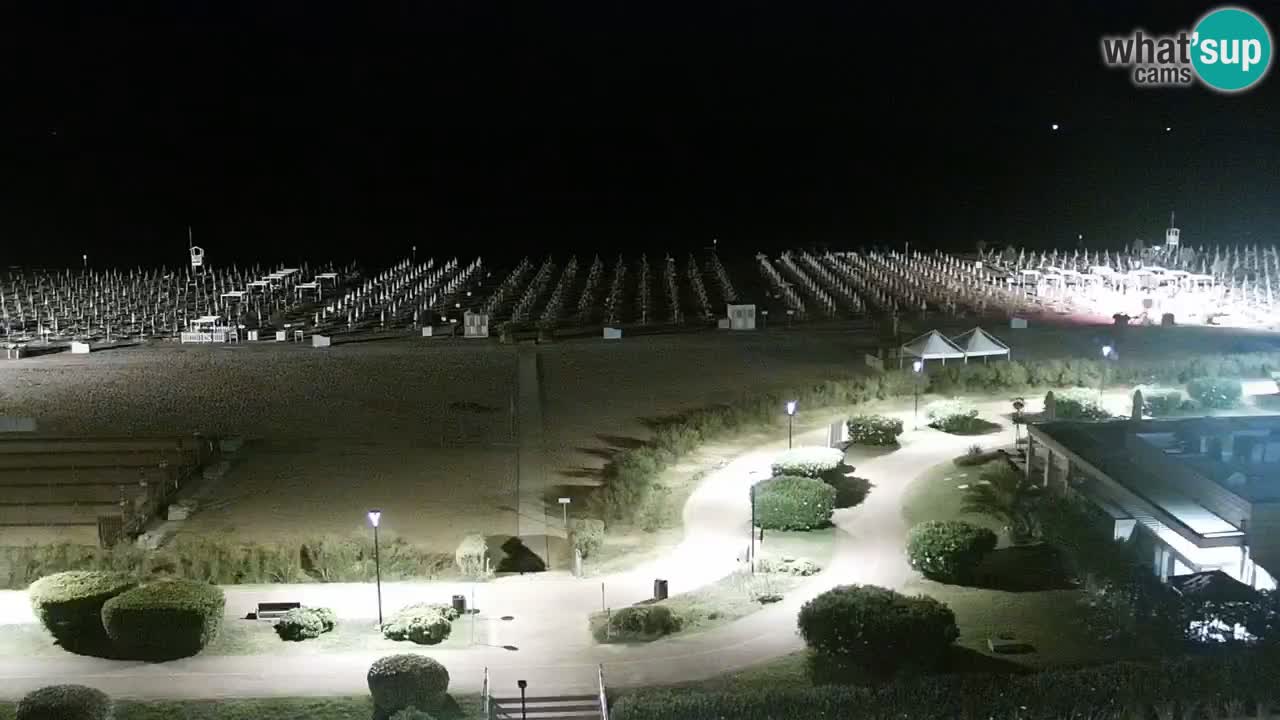 The beach of Bibione webcam – Italy