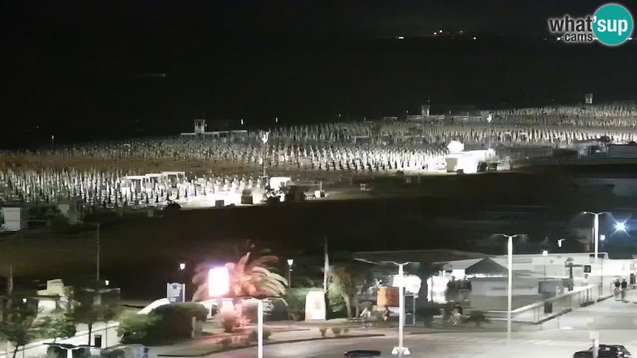 The beach of Bibione webcam – Italy