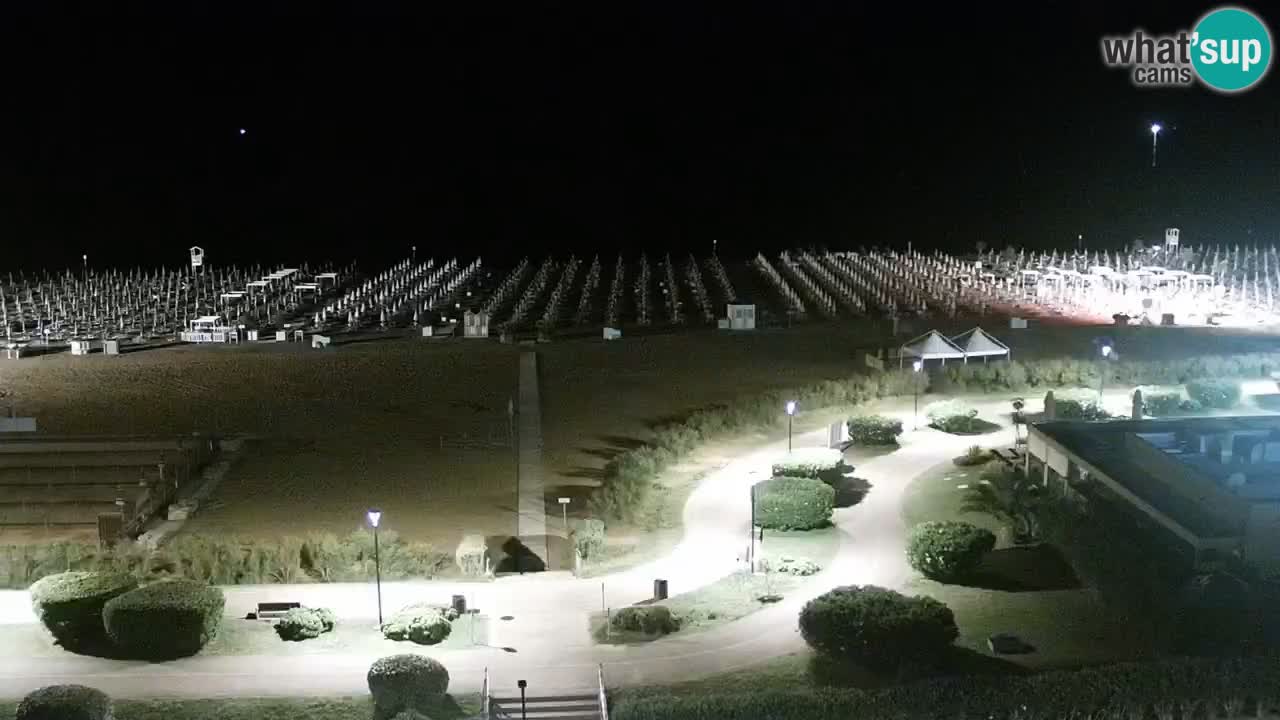 The beach of Bibione webcam – Italy
