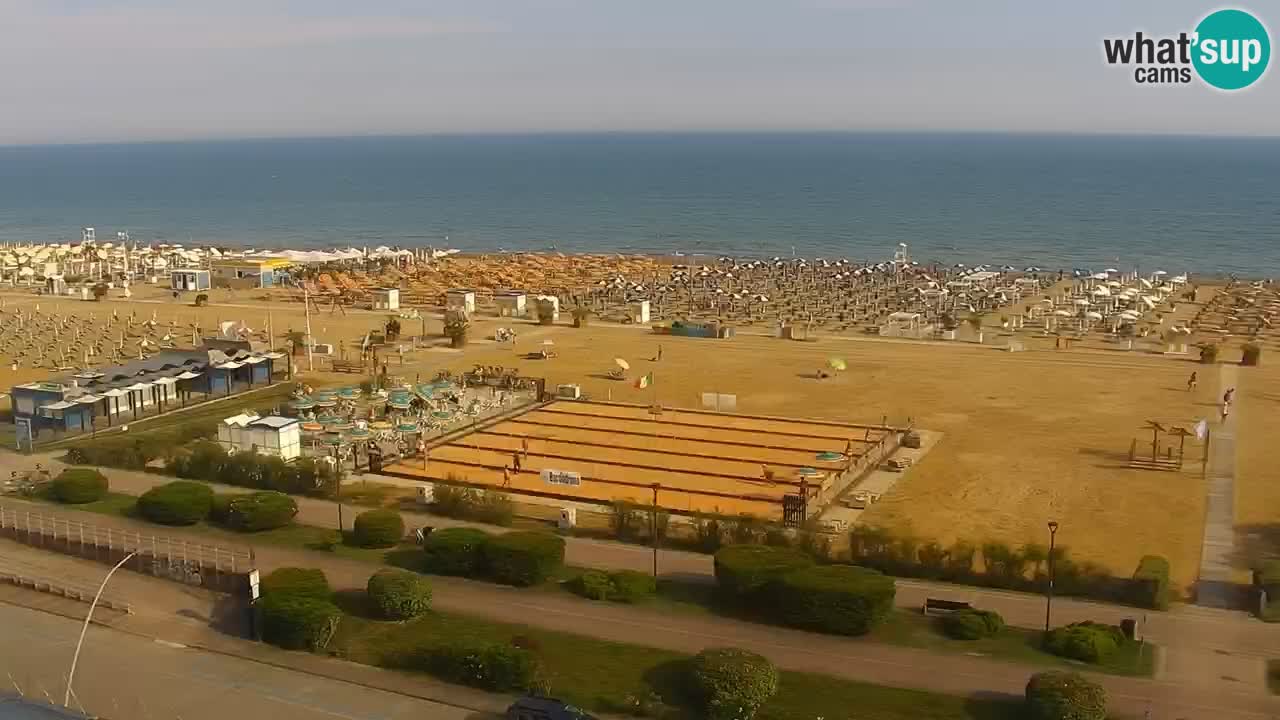The beach of Bibione webcam – Italy