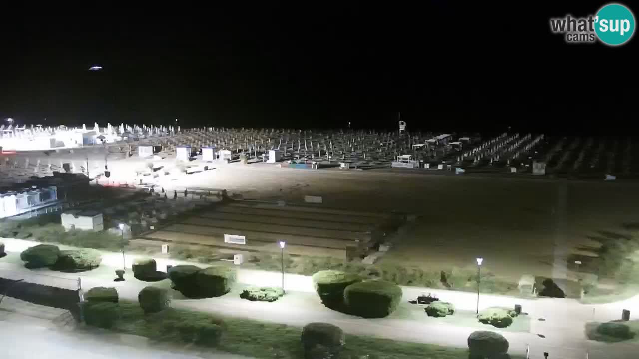 The beach of Bibione webcam – Italy
