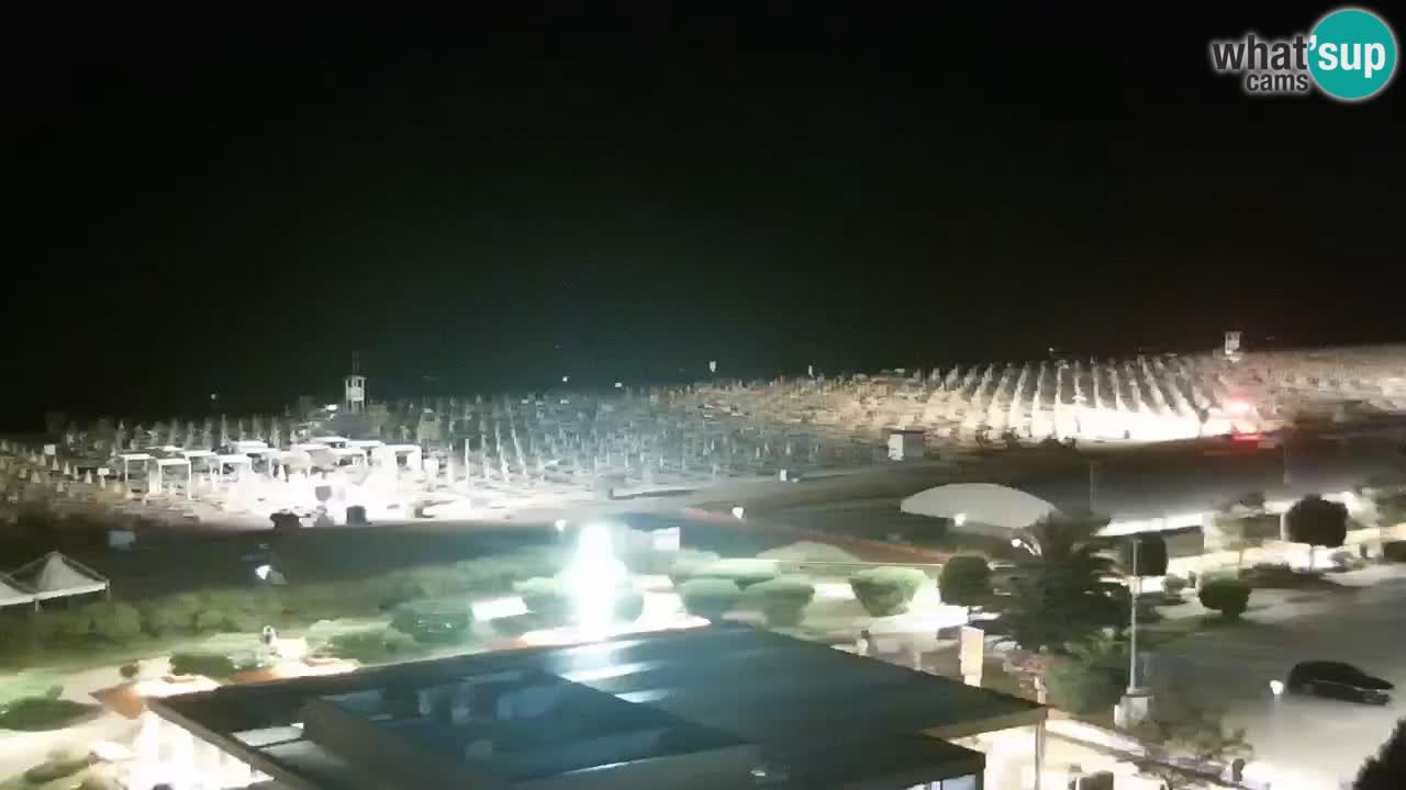 The beach of Bibione webcam – Italy