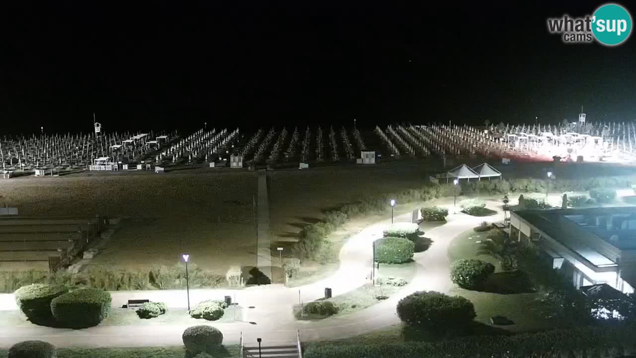 The beach of Bibione webcam – Italy