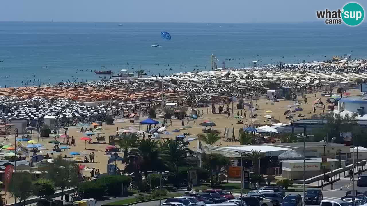 The beach of Bibione webcam – Italy