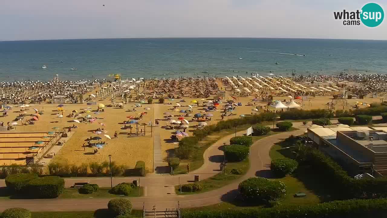 La camera en vivo de la playa de Bibione – Italia