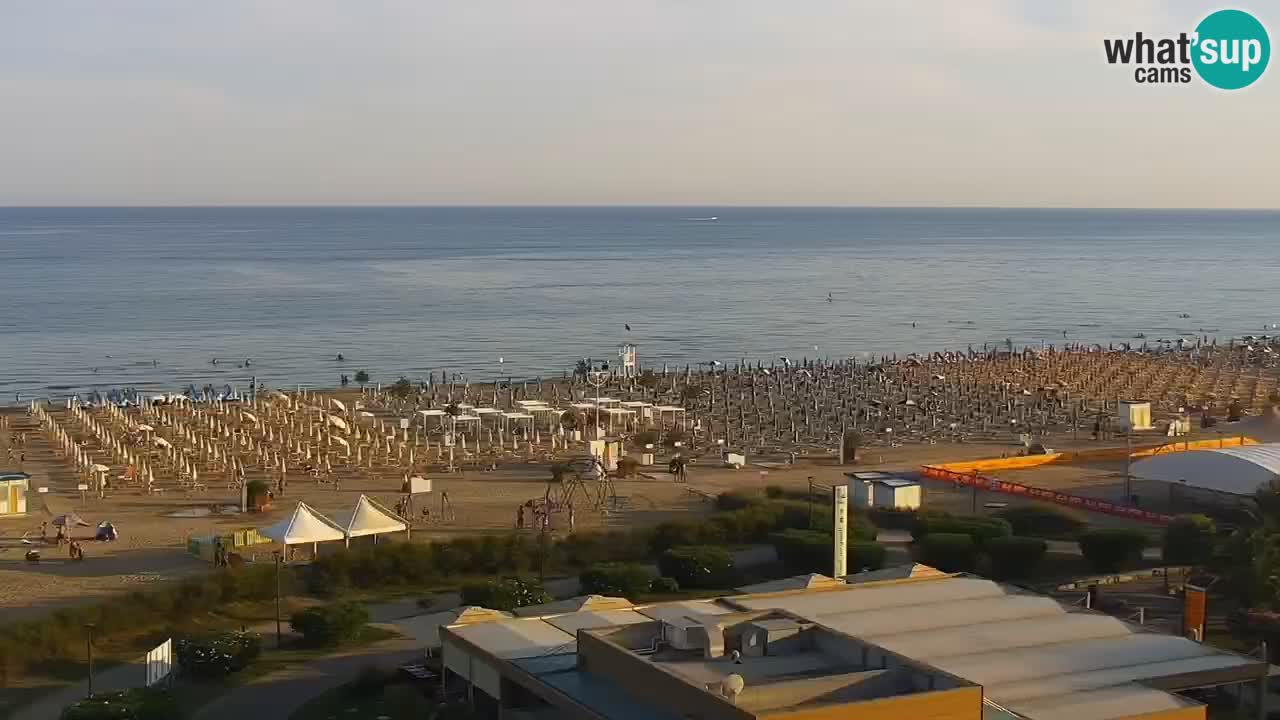 La camera en vivo de la playa de Bibione – Italia
