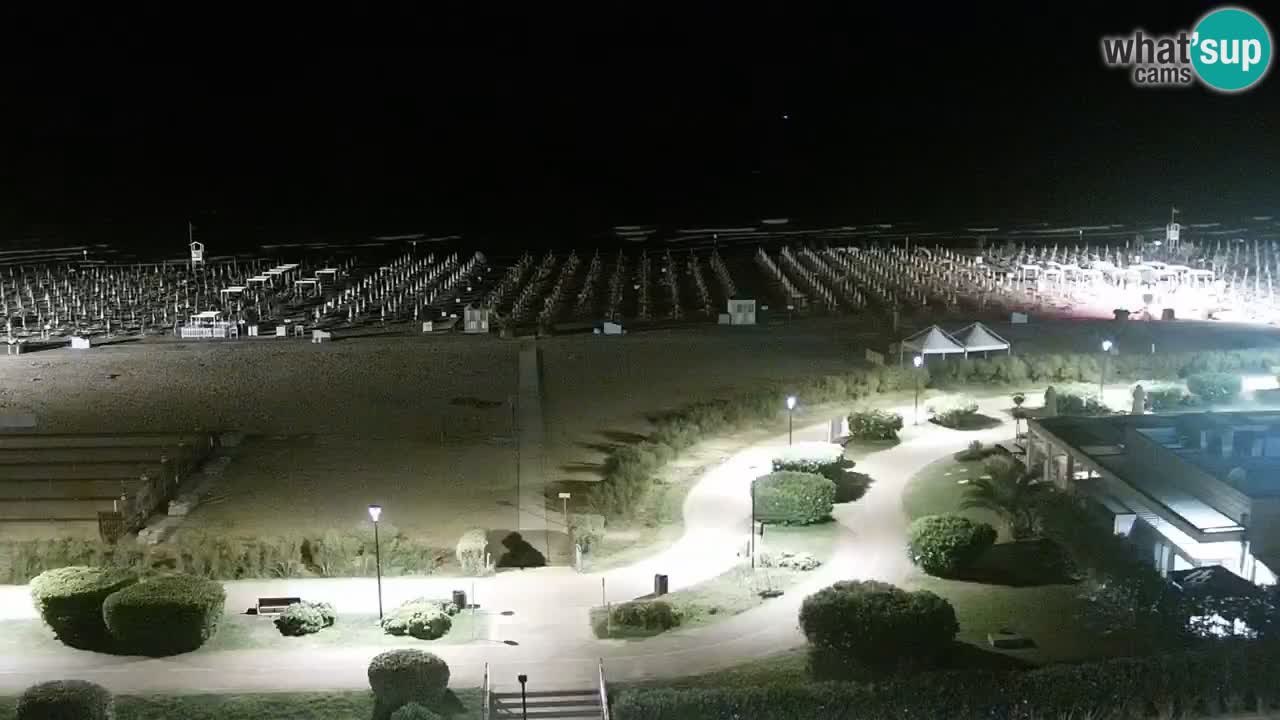 The beach of Bibione webcam – Italy