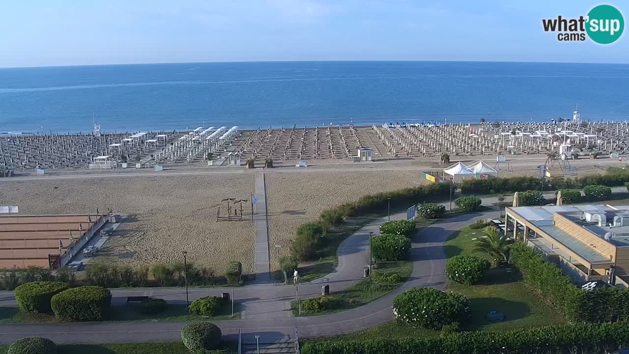 La camera en vivo de la playa de Bibione – Italia