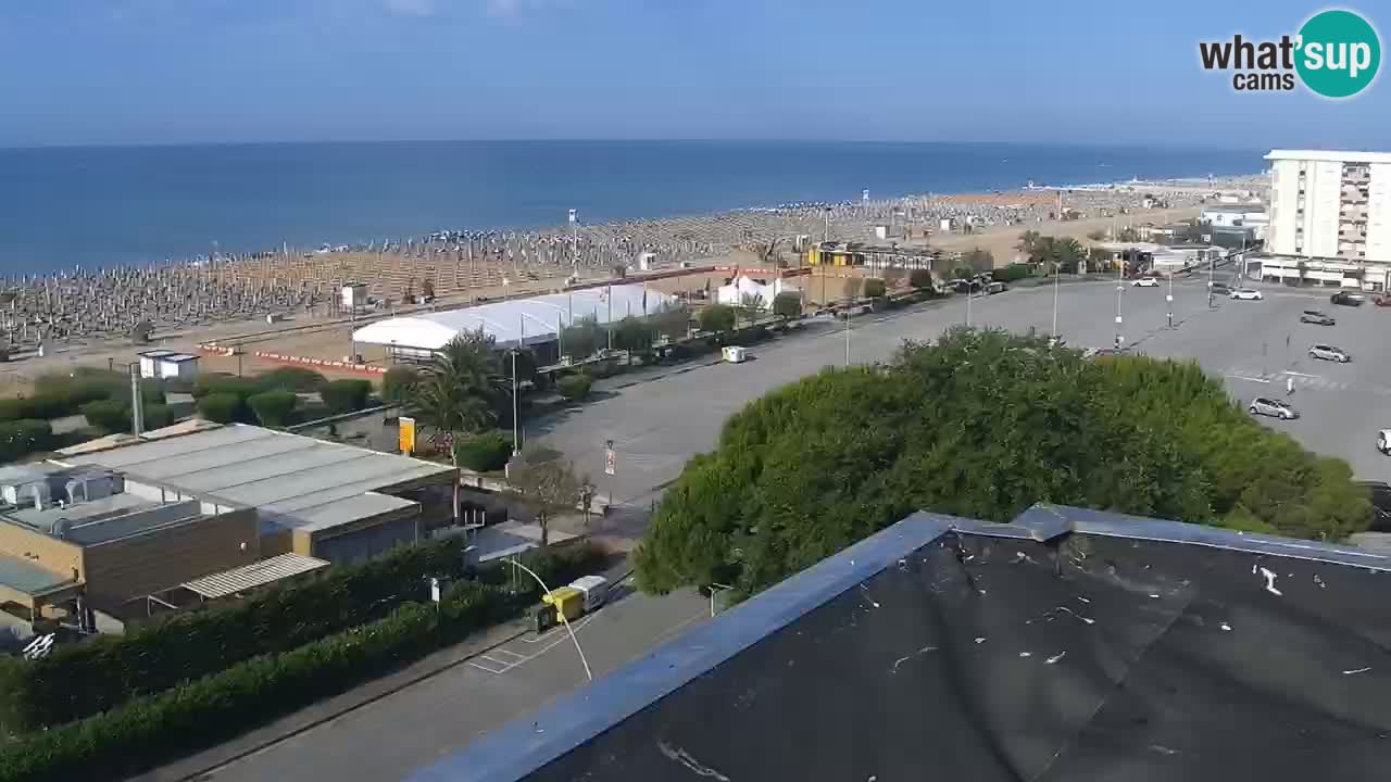 The beach of Bibione webcam – Italy