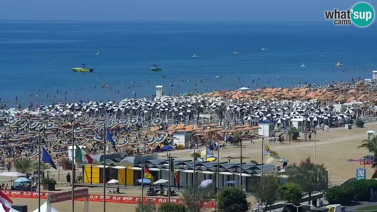 The beach of Bibione webcam – Italy