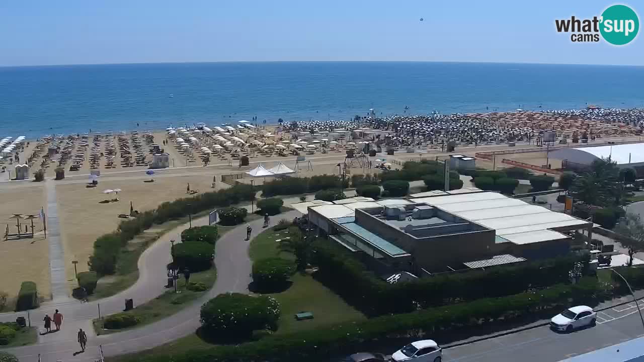 La camera en vivo de la playa de Bibione – Italia