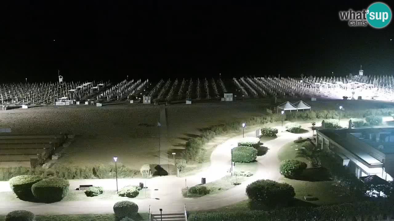 The beach of Bibione webcam – Italy