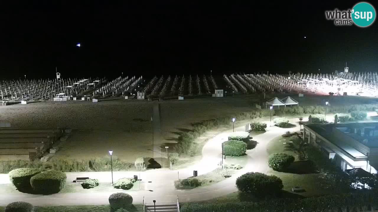 The beach of Bibione webcam – Italy