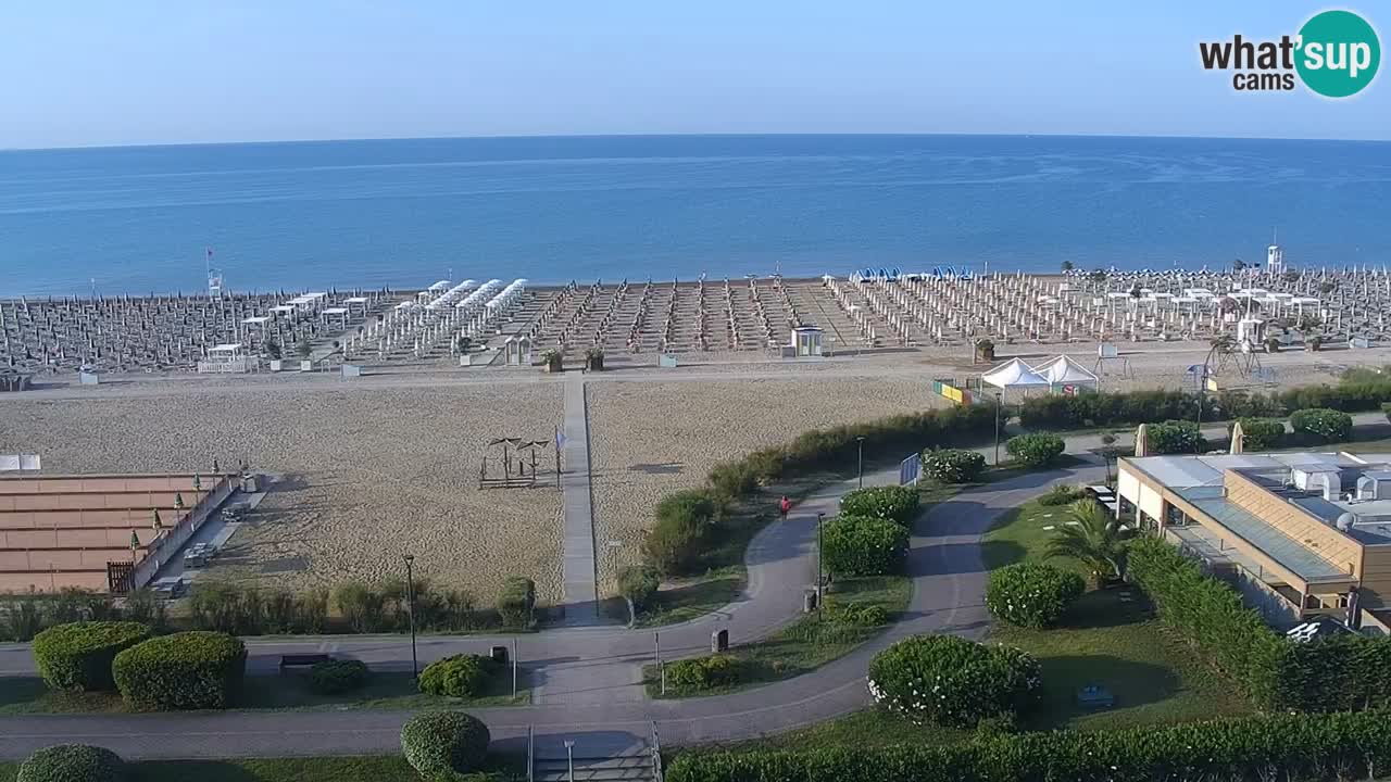 Plaža Bibione Spletna kamera – Italija