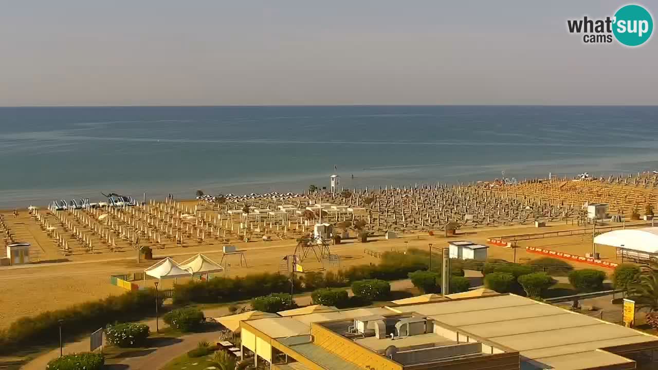 La camera en vivo de la playa de Bibione – Italia